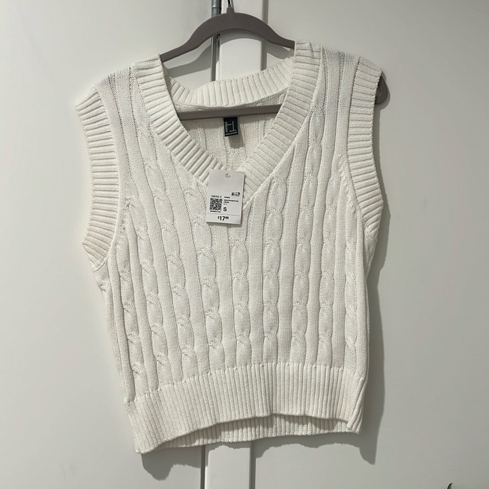 White Sweater Vest